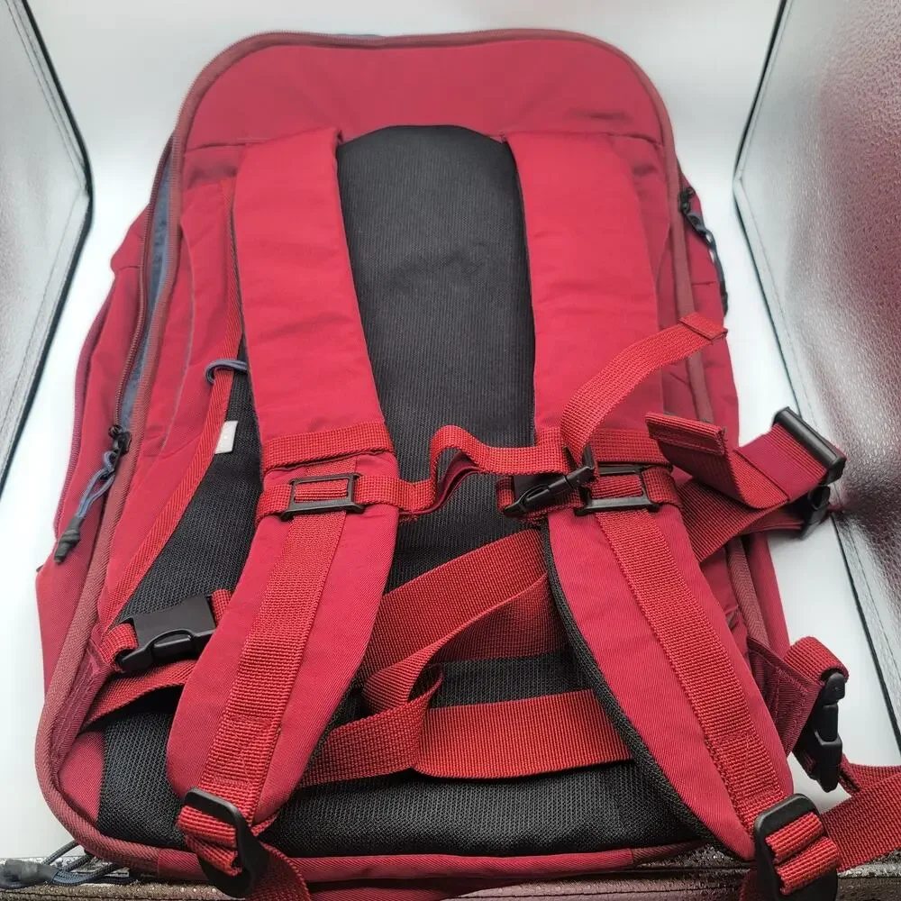 Hynes Eagle Red Travel Backpack Carry On 44L Laptop Bag New With Tags